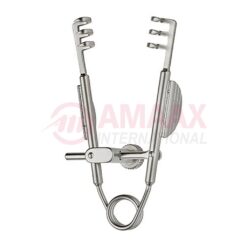 Buckley Retractor Sharp 6cm 3X3 Prong