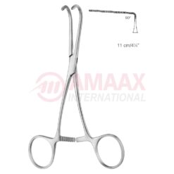 CASTANEDA Neonatal and Pediatric Clamp 11cm/4?", 90 Degree Angled, Very Delicate