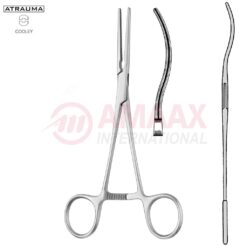COOLEY Atraumatic Coarctation Clamp 17cm (6 3/4"), Spoon Shaped