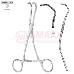 COOLEY Forceps Atraumatic 17 cm with Graduation Marks