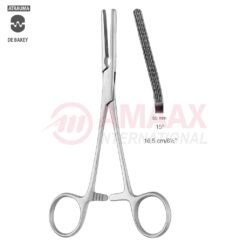 DARDIK Atraumatic Multi-Purpose Vascular Clamp 16.5cm (6 1/2"), 15 Degree Angled, Jaw Length 50,0mm, 2x3 Teeth