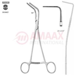 DeBakey Atraumatic Vascular Clamp 23cm (9"), 90 Degree Angled