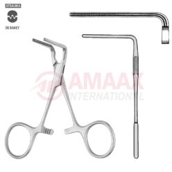 DeBakey Atraumatic Vascular Clamp 10cm/4", 90 Degree Angled