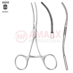 DeBakey Atraumatic Vascular Clamp S-Shaped 12cm, Curved