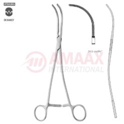 DeBakey BAHNSON Atraumatic Aneurysm Clamp 24.5cm Strongly/Acutely Curved