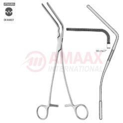 DeBakey-MORRIS Atraumatic Aneurysm Clamp 18cm (7"), 2x3 Teeth