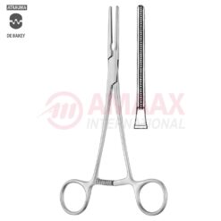 DeBakey Peripheral Vascular Clamp Straight with Ductus Pattern Jaws