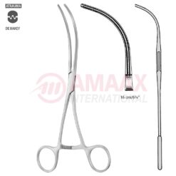 DeBakey Forceps Atraumatic Curved 16cm