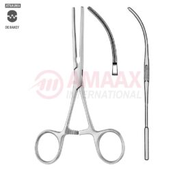 DeBakey Atraumatic Pediatric Vascular Clamp 12.5cm (5"), Curved