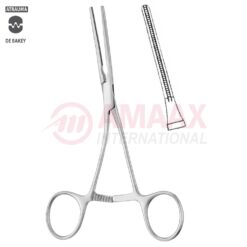DeBakey Atraumatic Coarctation Clamp 15cm (6"), Angled Downwards Shanks