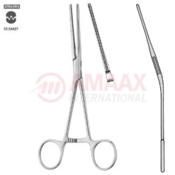 DeBakey Coarctation Clamp 17cm (6 1/2"), Angled Downwards Shanks