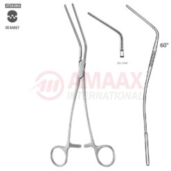 DeBakey Atraumatic Multi-Purpose Clamp 20.5cm/8", 60 Degree Angled