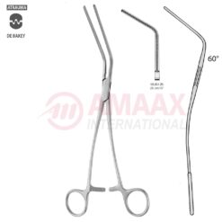 DeBakey Atraumatic Multi-Purpose Clamp 25cm (10"), 60 Degree Angled