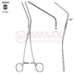 DeBakey Atraumatic Multi-Purpose Clamp 30cm (12"), 60 Degree Angled