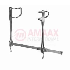 GOSSET Baby Abdominal Retractor 12,5cm/5", Lateral Baldes 30x40mm, Spreading 120mm