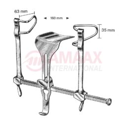 GOSSET Abdominal Retractor 16,5cm/6?" WITH BLADE