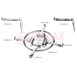 Kirschner Abdominal Retractor Oval Complete