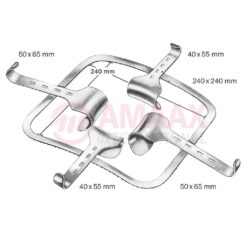 Kirschner Abdominal Retractor Square Complete