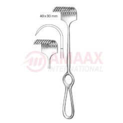 Koerte Retractor Sharp/Blunt 40x30mm