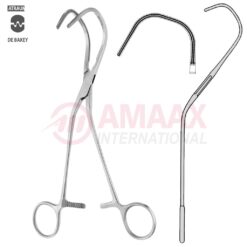LAMBERT-KAY Atraumatic Anastomosis Clamp 20cm (8"), Curved, Long Jaw