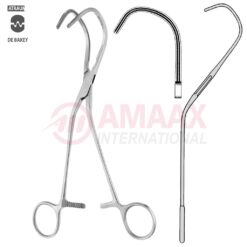 LAMBERT-KAY Atraumatic Anastomosis Clamp 20cm (8"), Curved, Short Jaw