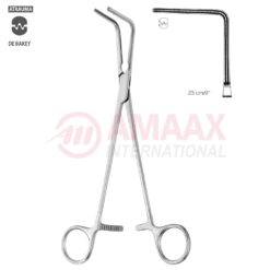 LEES Bronchus Clamp Atraumatic Angulated 23cm