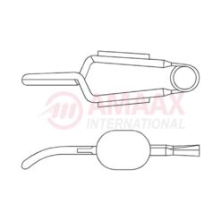 MUELLER Vessel Clip Curved, Close Force 50g Bend Curved, Closing Force 50 gms