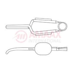 MUELLER Vessel Clip Tip Curved, Close Force 80g Tip Bend Curved, Closing Force 80 gms