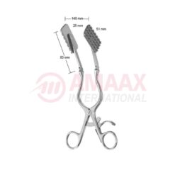 Ochsner 20 Cm/8? Vascular Retractor 140 Mm 25 Mm 83 Mm 51 Mm