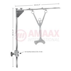 ROCHARD Abdominal Retraction System, Mounting Frame, Single, Jaw Width: 530mm