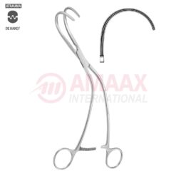 WEBER Forceps Atraumatic Curved to Left