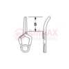 YASARGIL Aneurysm Clips, MINI Permanent, 5mm Curved, Closing Force 110 gms, Opening 4.0mm