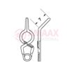 YASARGIL Aneurysm Clips, Standard, Temporary, Fenestrated 5mm, 7mm Angled 45 Degree, Closing Force 110 gms, Opening 7.2mm