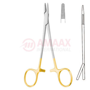 Baumgartner-needle-holder-Tc-Regular-Profile-14cm-left-handed