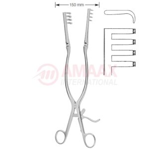 Beckmann-retractor-31-cm-semi-sharp-4-x-4