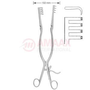 Beckmann-retractor-31-cm-sharp-4-x-4