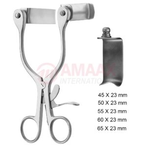 Caspar-retractor-15-Cm-Complete-set-with-5-blunt-Blades