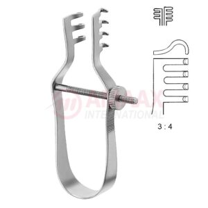 Finsen-with-adjusting-screw-retractor-7-cm-blunt-blunt