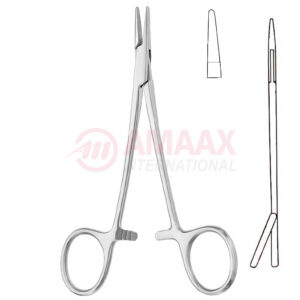 HALSEY-needle-holder-smooth-13-CM-left-handed