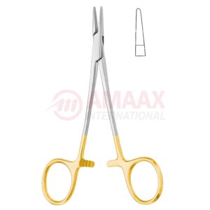 Halsey-needle-holder-tc-13-cm-smooth-jaw
