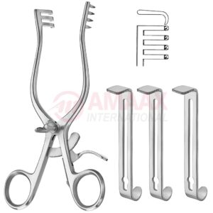 Henly-retractor-complete-blunt-with-3-center-blades