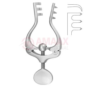 Jansen-retractor-sharp-10-cm-3x3-prong