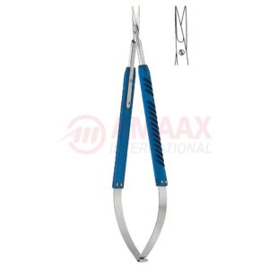 Lightweight-well-balanced-micro-scissors-spring-type-straight-toothed