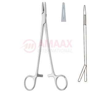 MAYO-HEGAR-needle-holder-16cm-serrated-left-handed