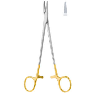 MAYO-HEGAR-needle-holder-serrated-delicate-TC