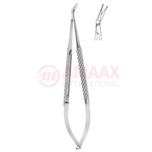 Toledo-spring-type-micro-vascular-scissors-sharp-round-25