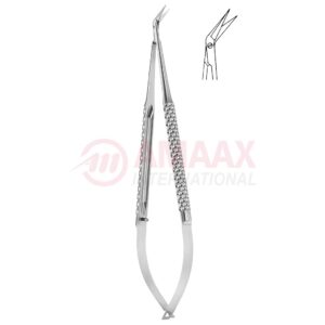 Toledo-spring-type-micro-vascular-scissors-sharp-round-45
