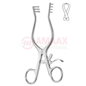 Weitlaner-retractor-semi-sharp16.5-cm-3-x-4