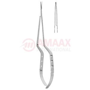Yasargil-micro-scissors-bayonet-3-hole-type-handle-staright-toothed
