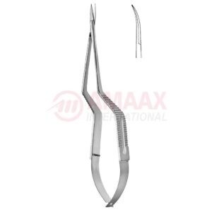 Yasargil-micro-scissors-bayonet-flat-curved